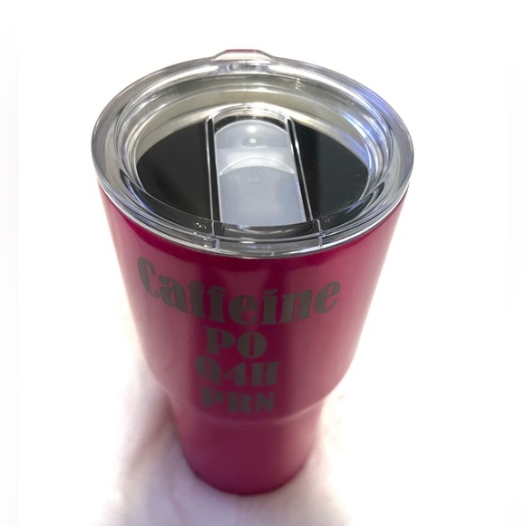 Nurse Medical Pink Caffeine PO Q4H PRN Tumbler - Picture 2 of 3